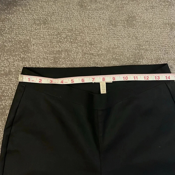 Eileen Fisher Elastic Waist Black Dress Pants Size Small - Picture 3 of 10